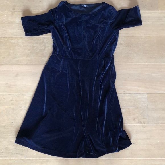 Lands' End Dresses & Skirts - Lands End Velvet/Velour Dress